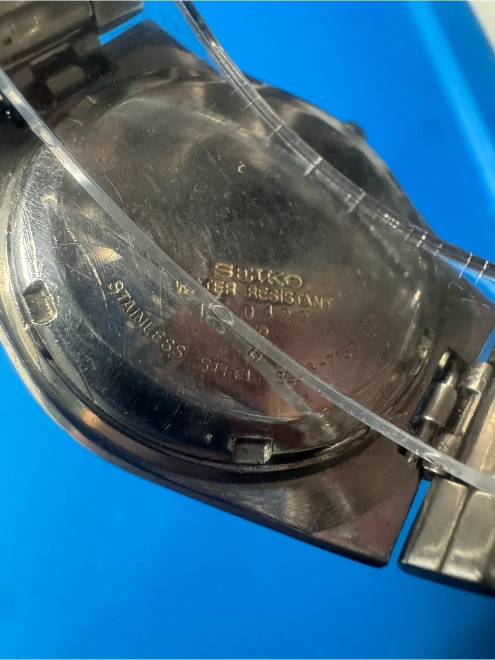 Seiko Black Dial Stainless Steel Quartz Watch with Luminous Markers